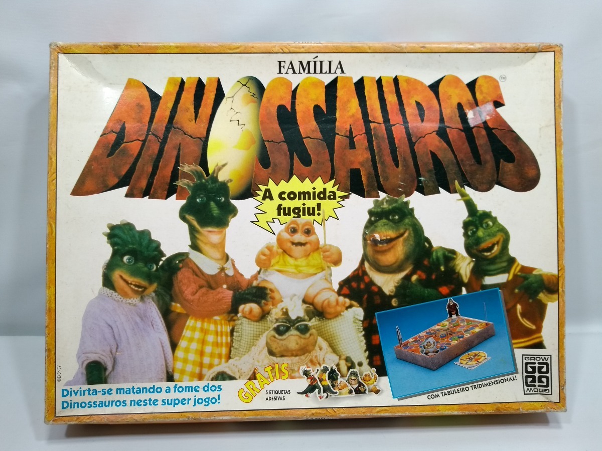 Antigo Jogo Da Família Dinossauro